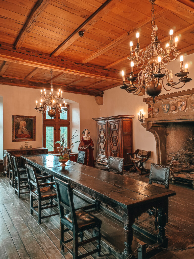 vianden castle interior