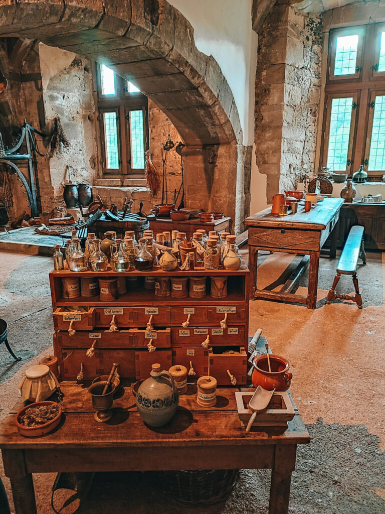 vianden castle interior
