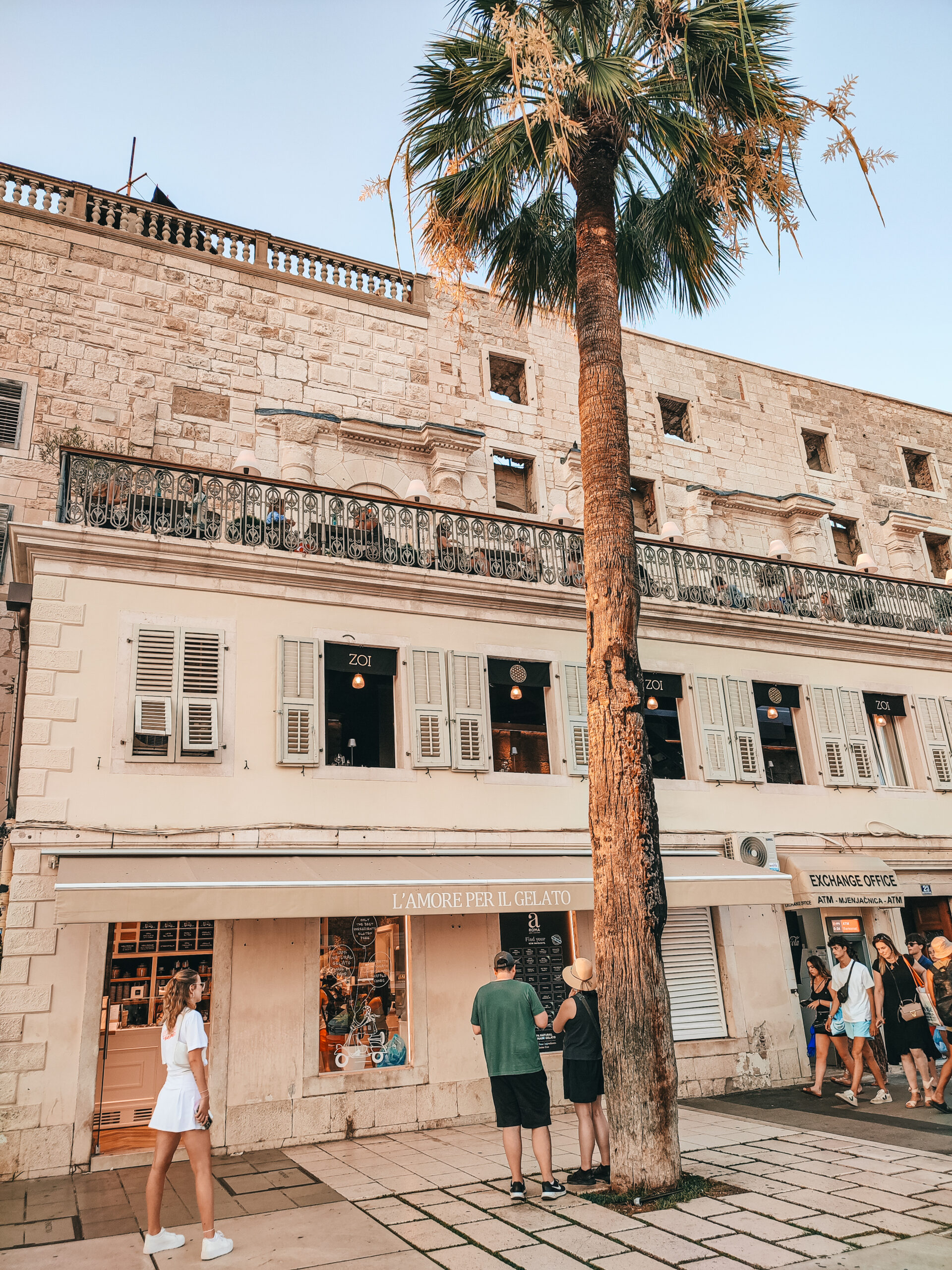 street in old town split croatia