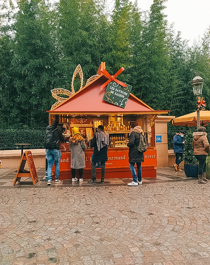 christmas market at disneyland paris